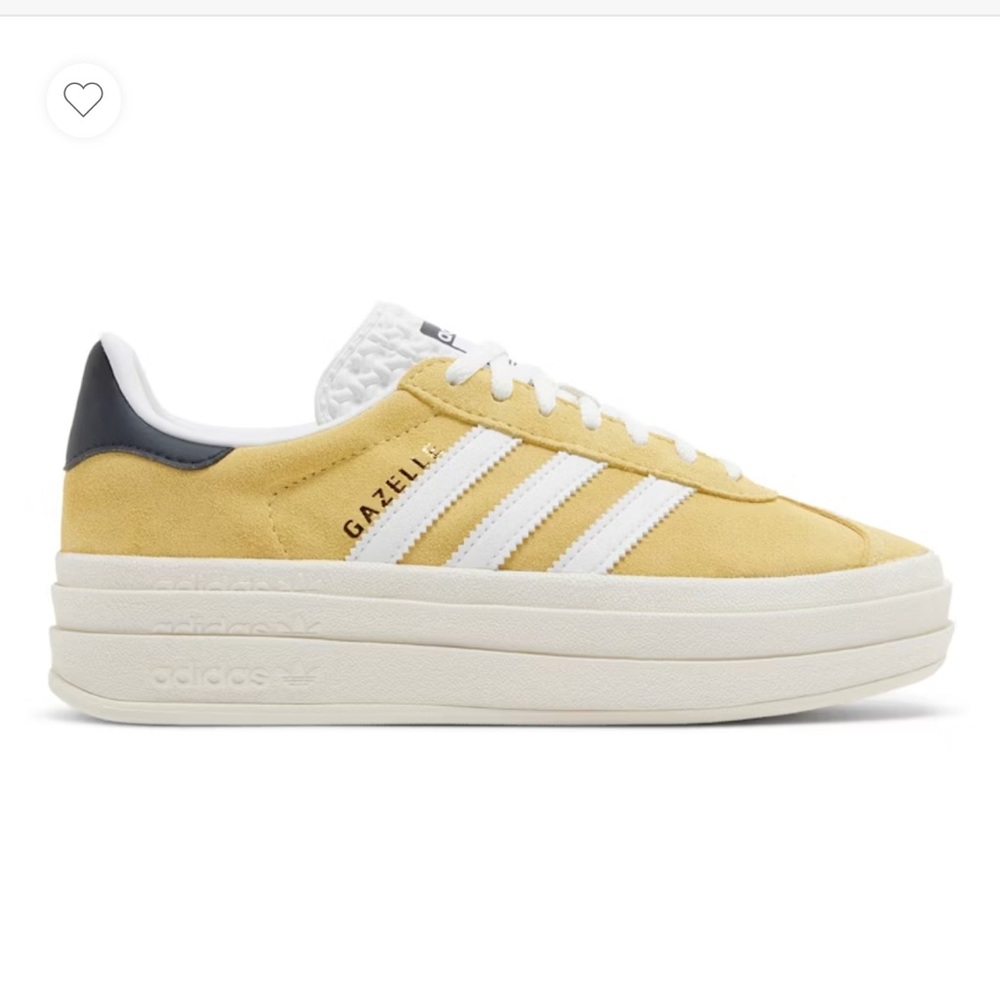 Adidas Gazelle Bold Almost Yellow Women’s 6.5 Men’s 7.5